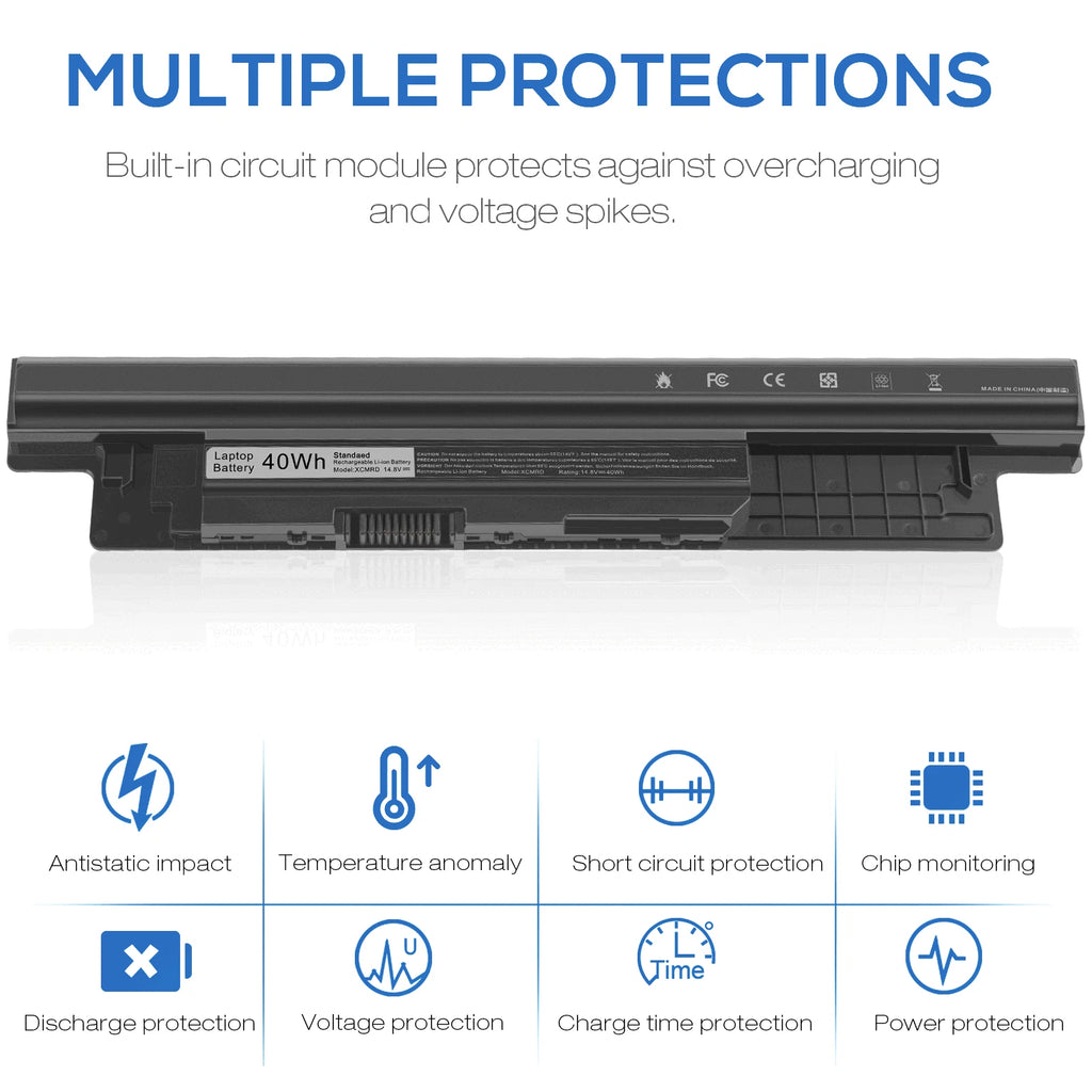 XCMRD Battery 40WH For Dell Inspiron 15 3000 Series 3531 3537 3541 3542 3543