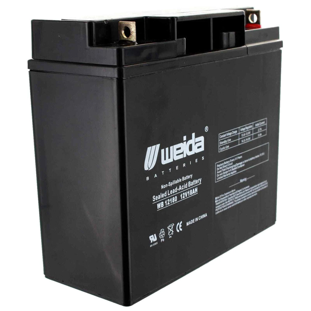 NEW 12V 18Ah SLA Battery WB12180 For UB12180, PS12180 WKA12-18NBL