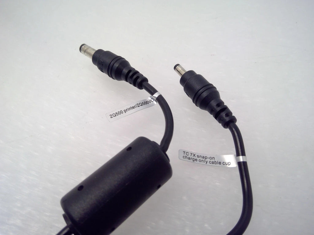 NEW Zebra ZQ500 Series Printer & TC7X Cradle Vehicle Y-Power Cable 6-Pin