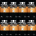 390 / 389 Duracell Watch Batteries 8 Pk