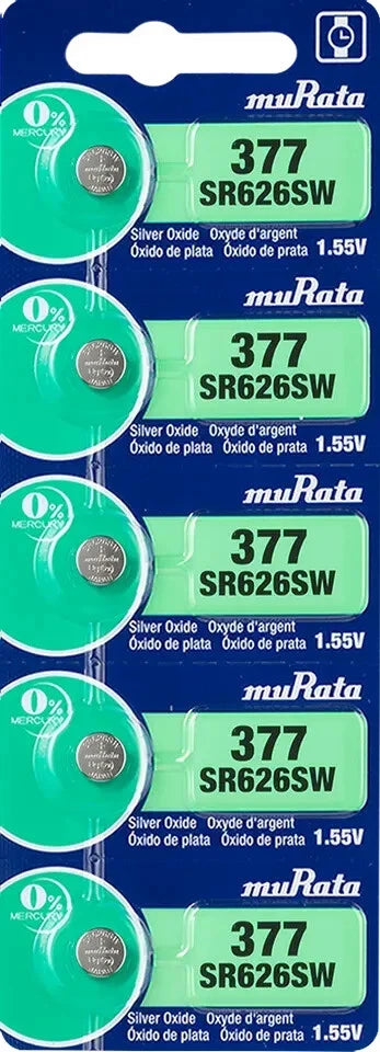 10 x MURATA / SONY 377 SR626SW (10 piece) SR626 V377 Watch Battery USA seller