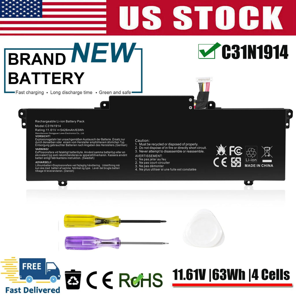 ?C31N1914 Battery for Asus ZenBook 14 UX435EA UM425QA UX425UG UX435EG UX425UG