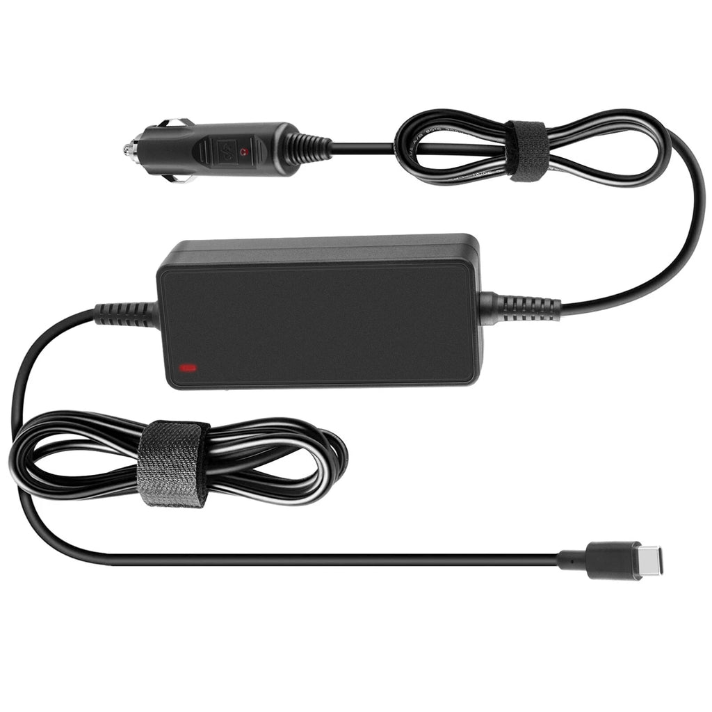 90W USB-C Laptop CAR Charger for Lenovo Yoga Thinkpad MacBook Acer Samsung Asus