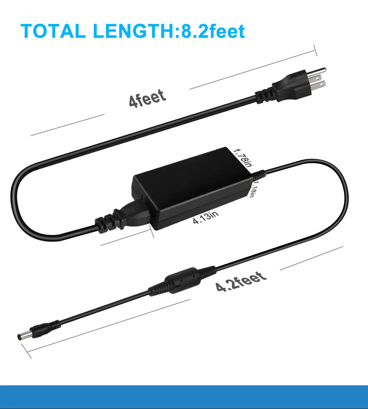 3-prong AC to DC 12V 5A(5000Am) Adapter,60W Switching Charger Power Supply