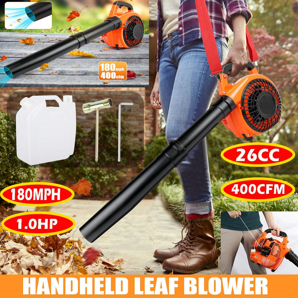 ?2026 2-Stroke Leaf Blower Handheld Gas Powered Commercial Heavy Duty Grass Yard