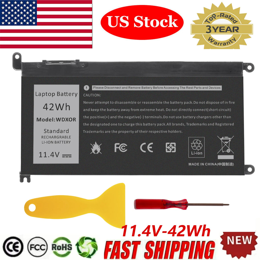 Battery for Dell Inspiron 15 5000 5565 5567 5568 5578 P58F P66F P75F P69G Wdxor