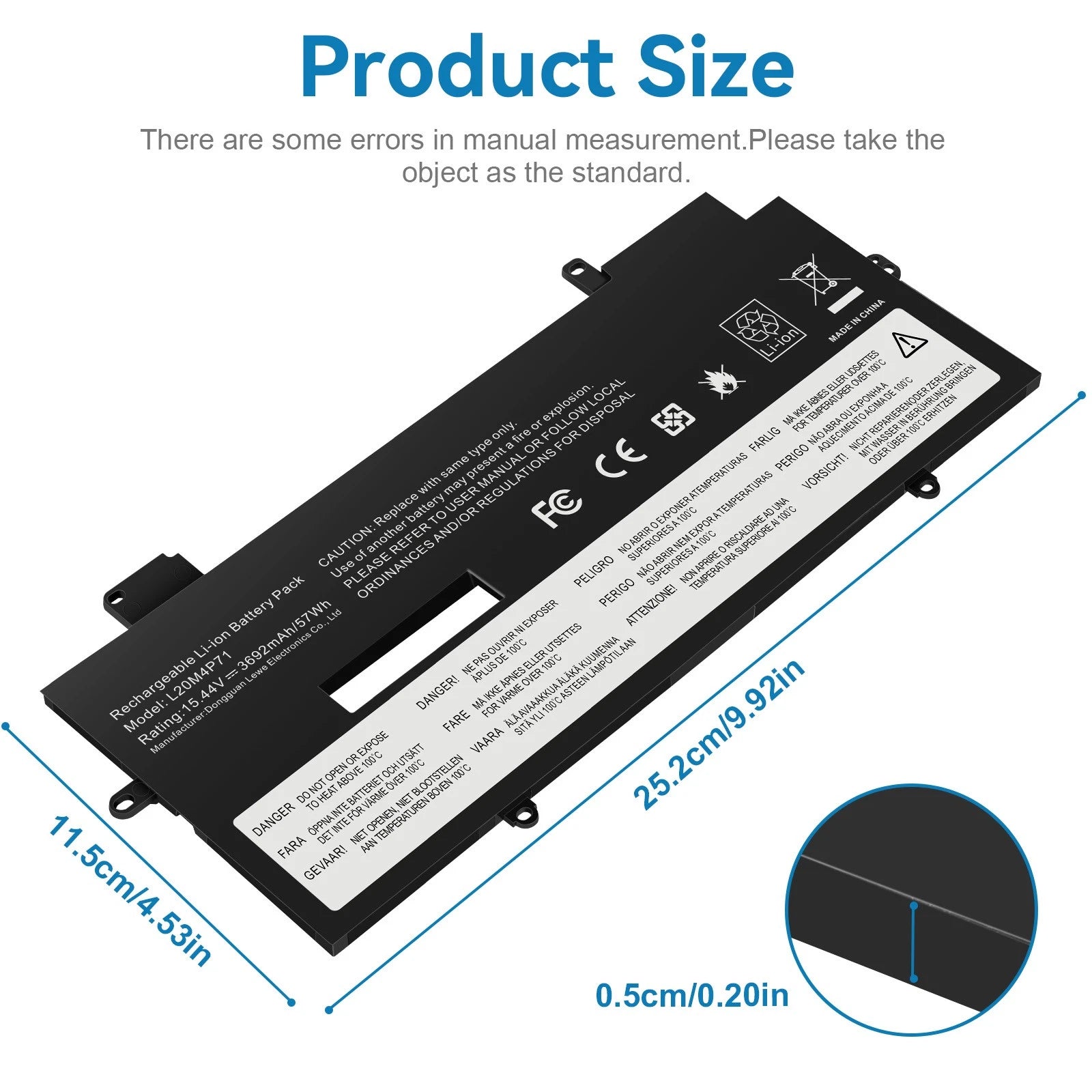 L20C4P71 L20D4P71 L20M4P71 Battery For Lenovo ThinkPad X1 Yoga Carbon 2021 2022