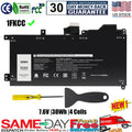 1FKCC BATTERY FOR DELL LATITUDE 7200 7210 2-IN-1 SERIES KWWW4 D9J00 9NTKM 38WH