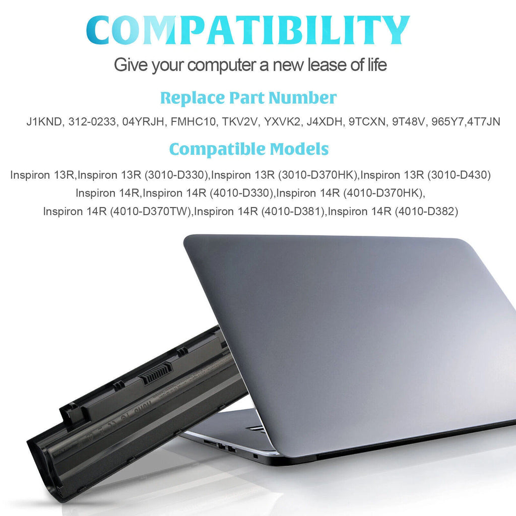 Laptop Battery J1KND For DELL Inspiron 3520 3420 M5030 N5110 N5050 N4010 N5010