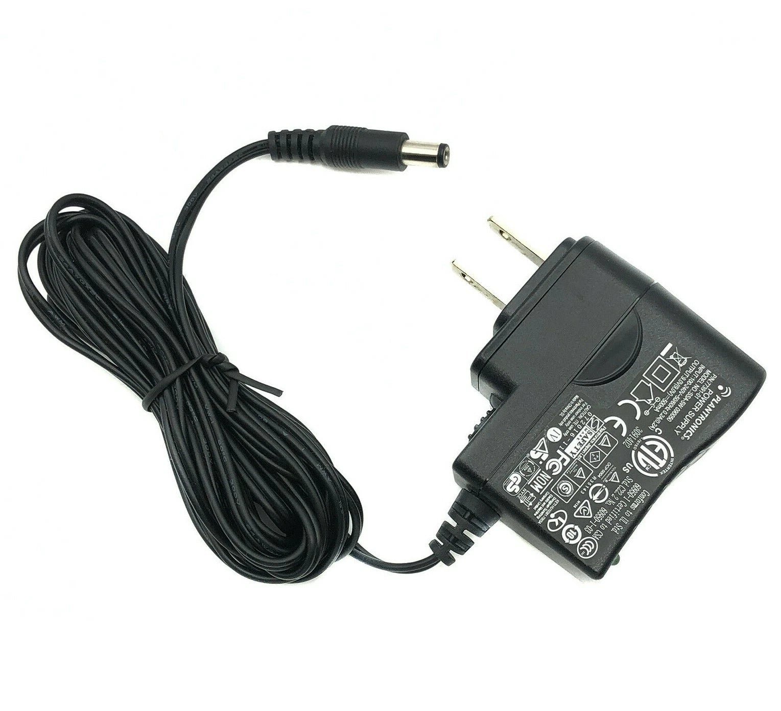 Genuine Plantronics SSA-5W 090050 AC Adapter Charger 9V 500mA P/N 83648-02 OEM