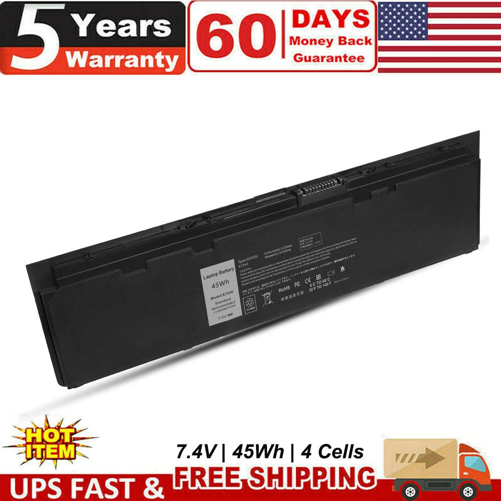 ?Battery for DELL Latitude E7240 Ultrabook E7250 GVD76 WD52H KWFFN VFV59 HJ8KP