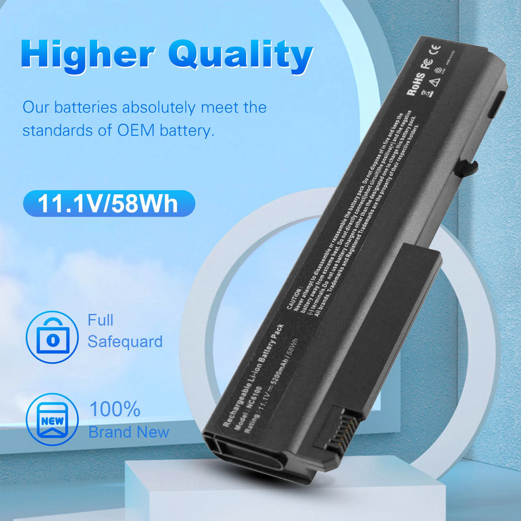 Laptop Battery For HP Compaq 6910p 6710b 6710s 6715s NC6120 NC6230 NX6140 NX6300