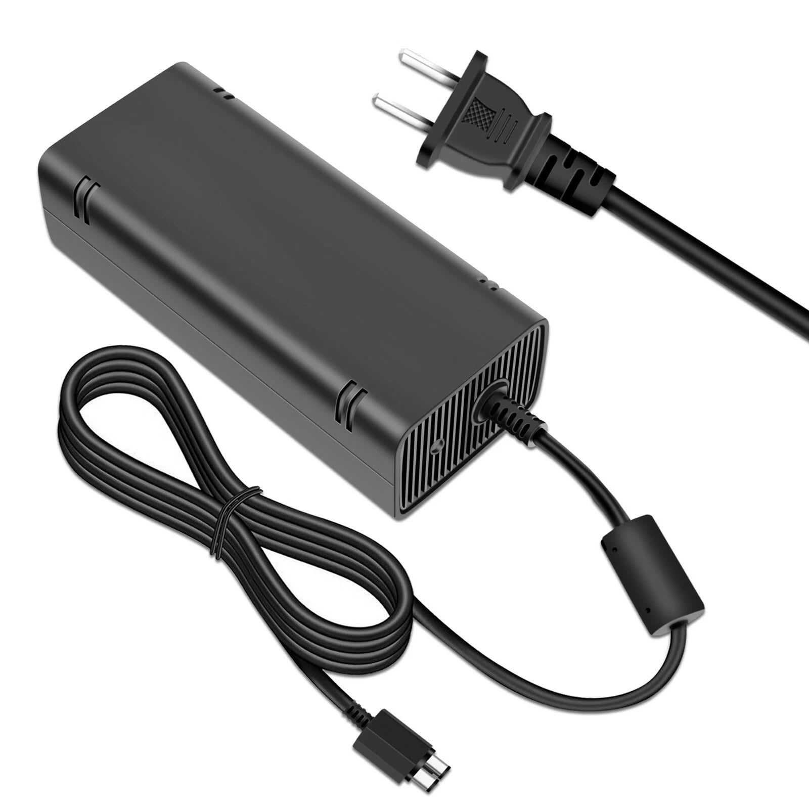 New Fit Xbox 360 Slim Power Supply Adapter Box Replacement + Power Cord Cable