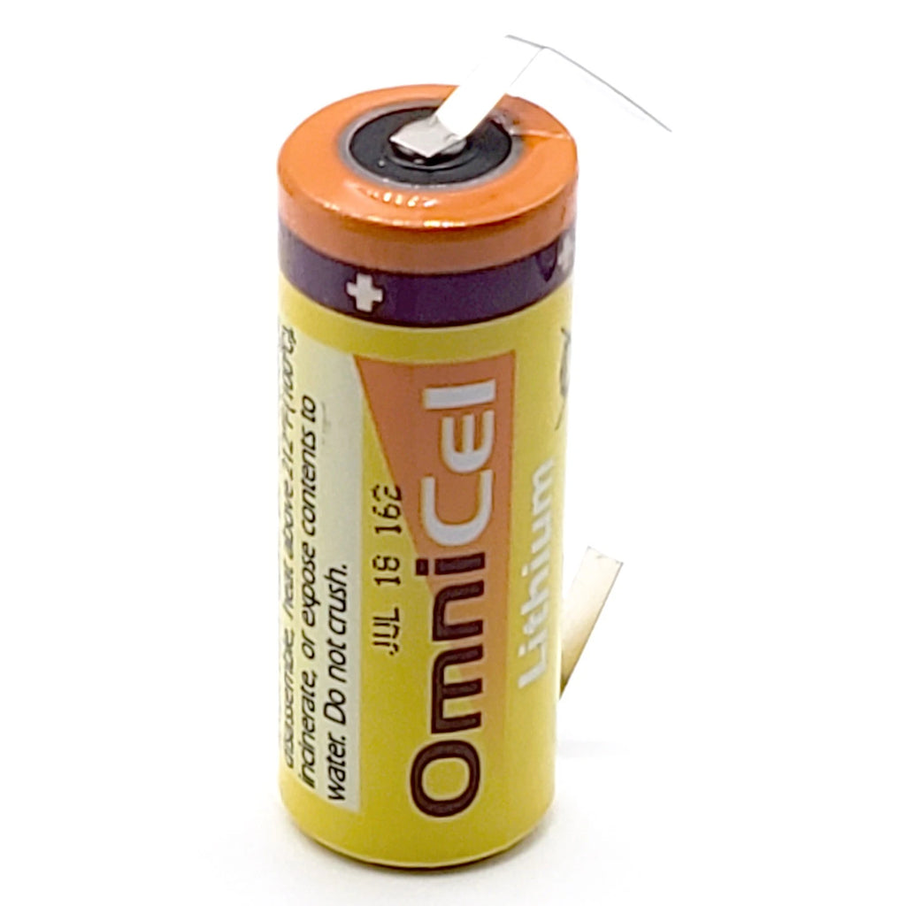 Omnicel ER18505 3.6V 3.8Ah Sz A Lithium Battery Tabs Tracking AMR