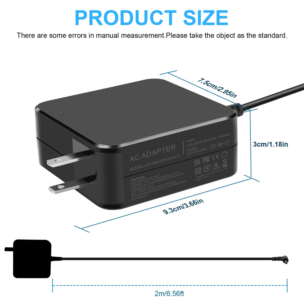 For Lenovo IdeaPad 3 14ADA05 81W0003QUS Laptop AC Adapter Charger Power Supply