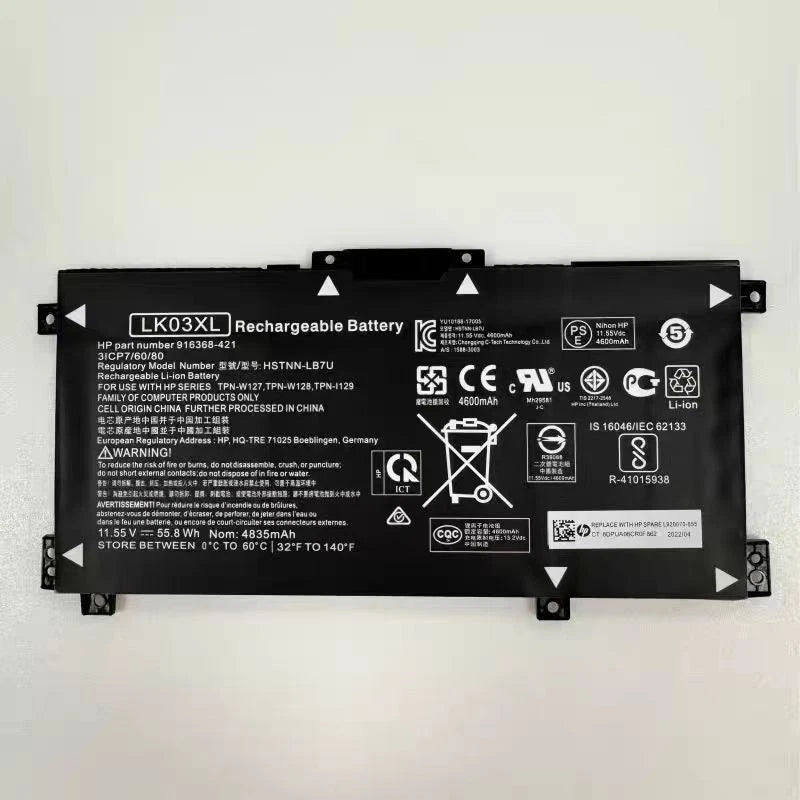 Genuine LK03XL Battery for Envy x360 15m-cn0012dx 15m-cn0011dx 15m-bq021dx OEM