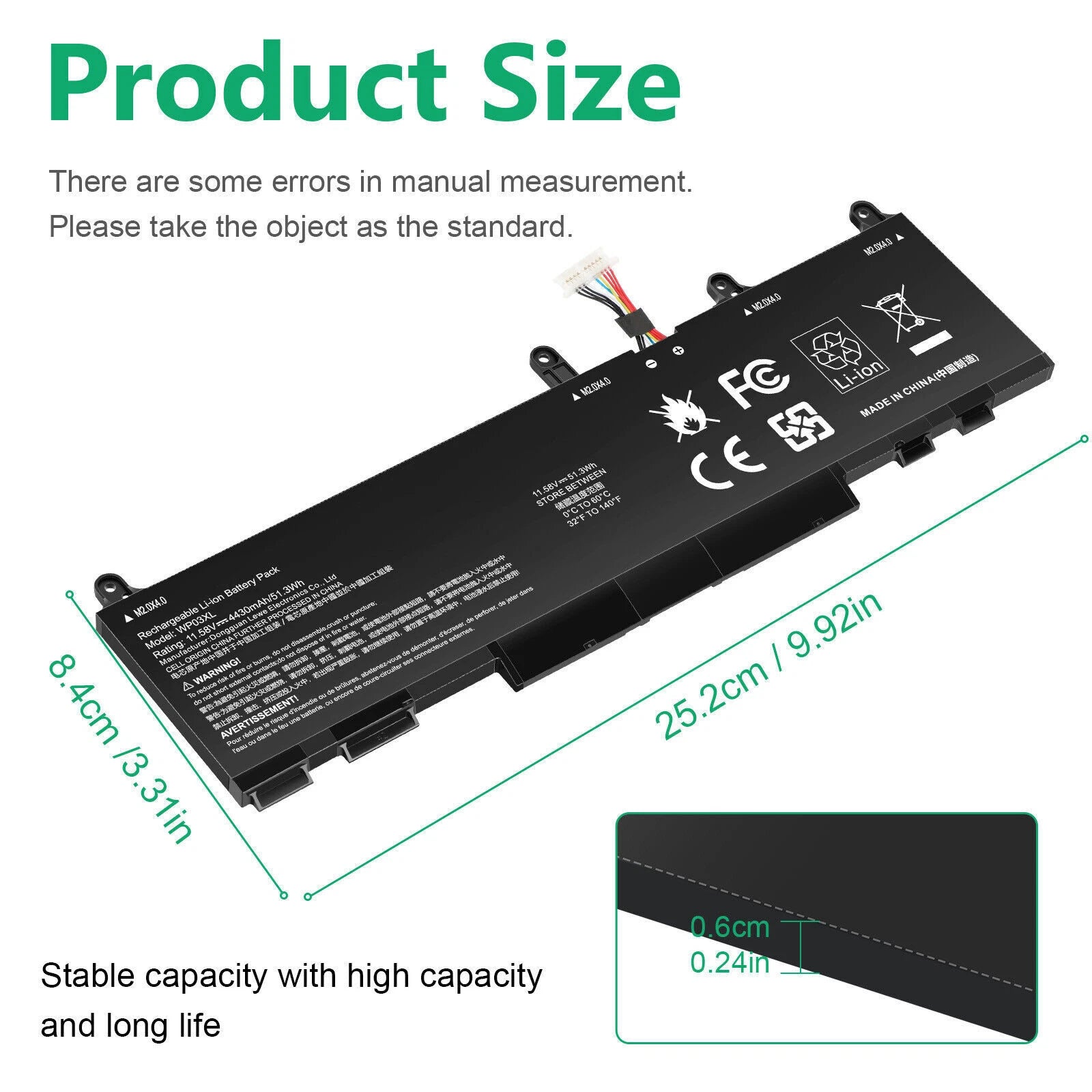 WP03XL Battery For HP EliteBook 830 1040 G9 835 840 845 860 865 G9 G10