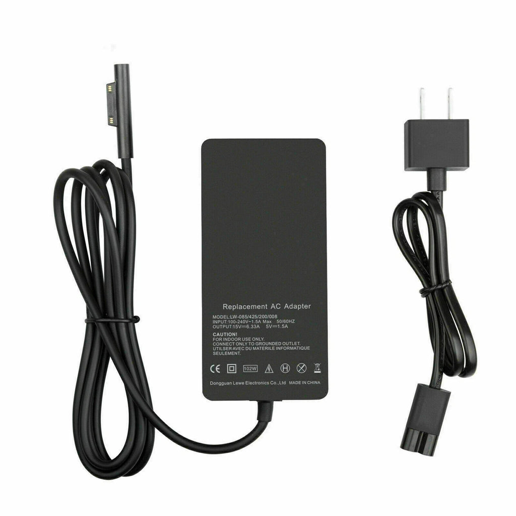 102W AC Adapter Laptop Charger For Microsoft Surface Pro 5 6 7 8 X With USB Port