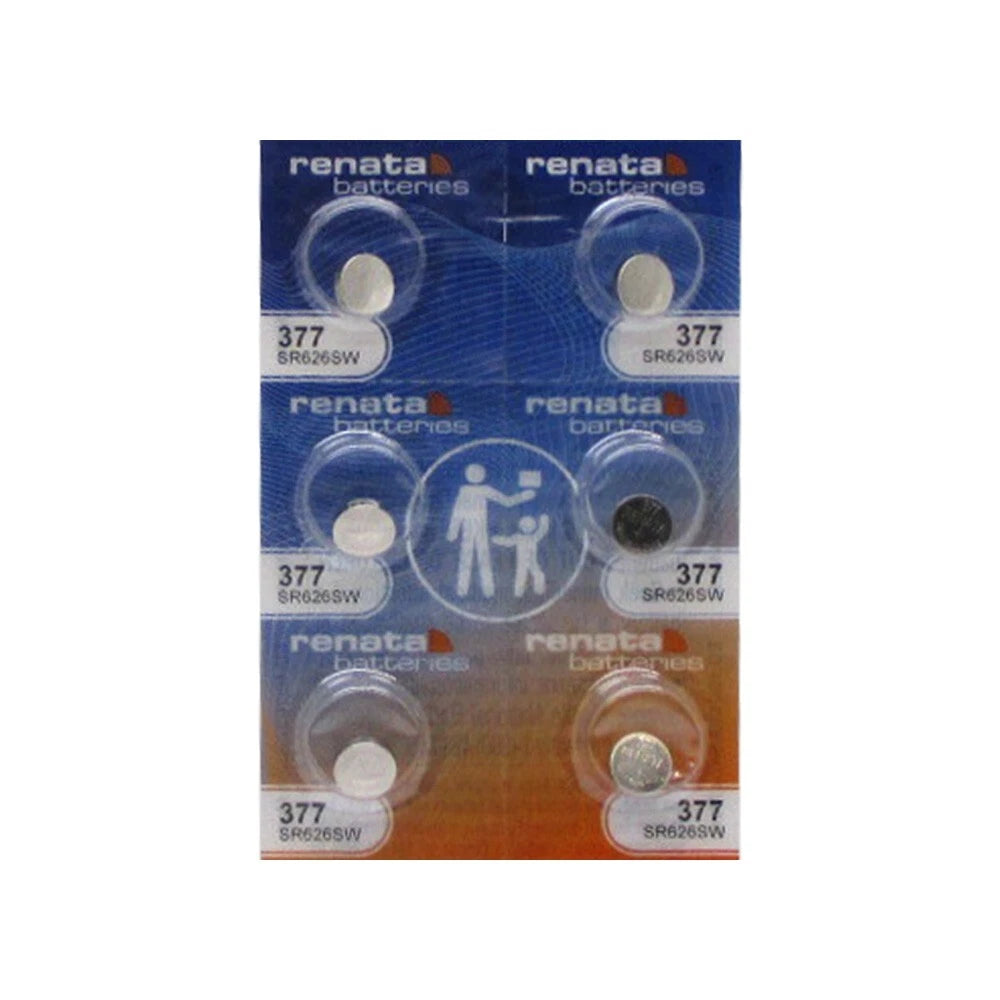 6 377 / 376 SR626SW Renata Swiss Made Batteries