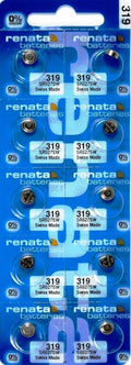 Renata 319 Button Cell 1.55V Batteries 10 Pcs