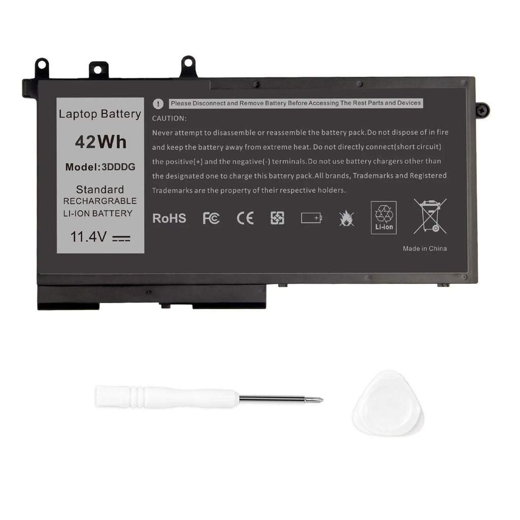?3DDDG 11.4V 42Wh New Laptop Battery for Dell Latitude E5280 5290 5480 5580 5590