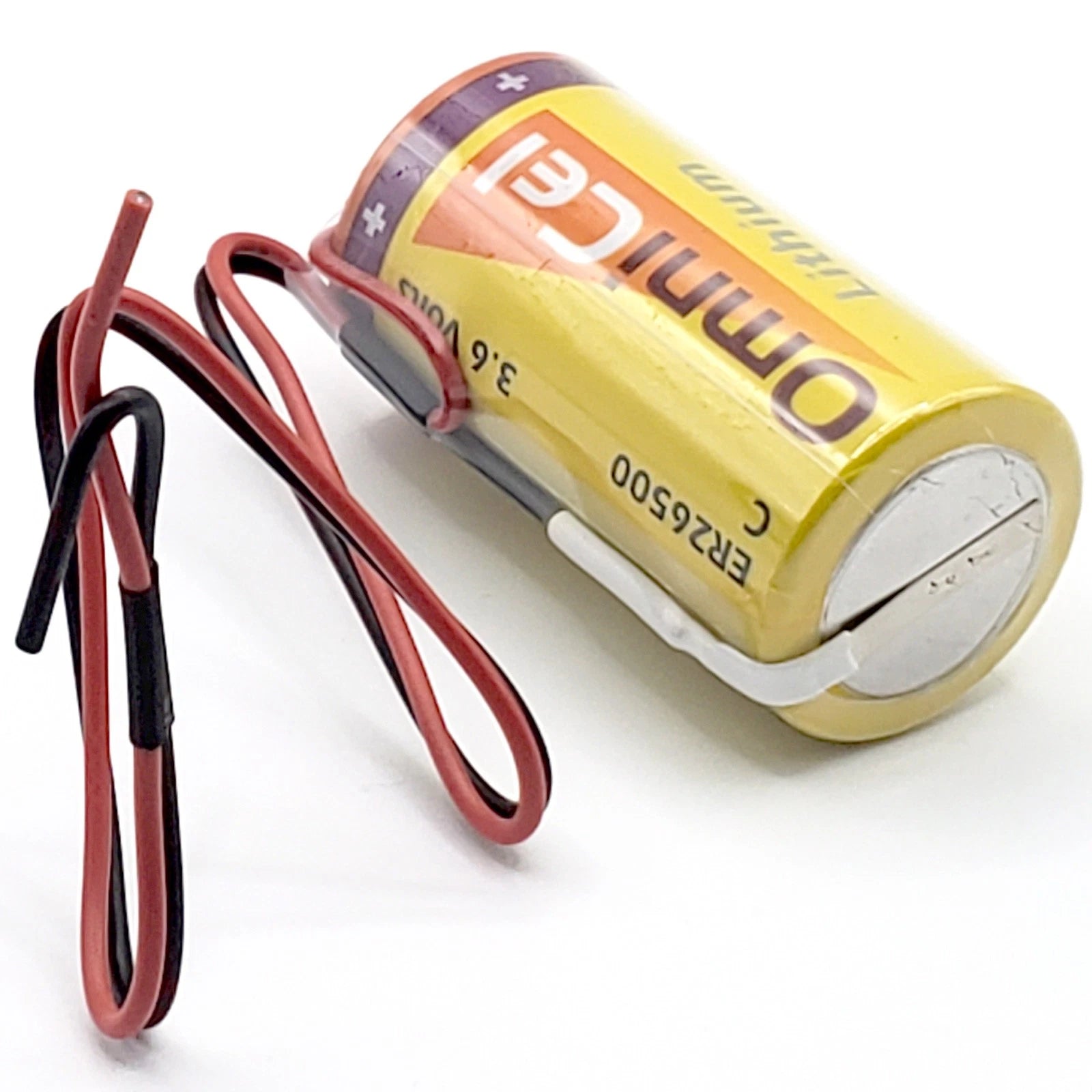 4x OmniCel ER26500 3.6V 8.5Ah Sz C Lithium Battery Wire Leads RFID AMR