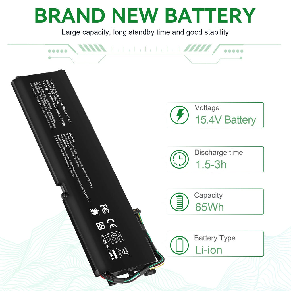 RC30-0270 Laptop Battery for Razer Blade 15 2018 2019 Base RZ09-0270 RZ09-0300