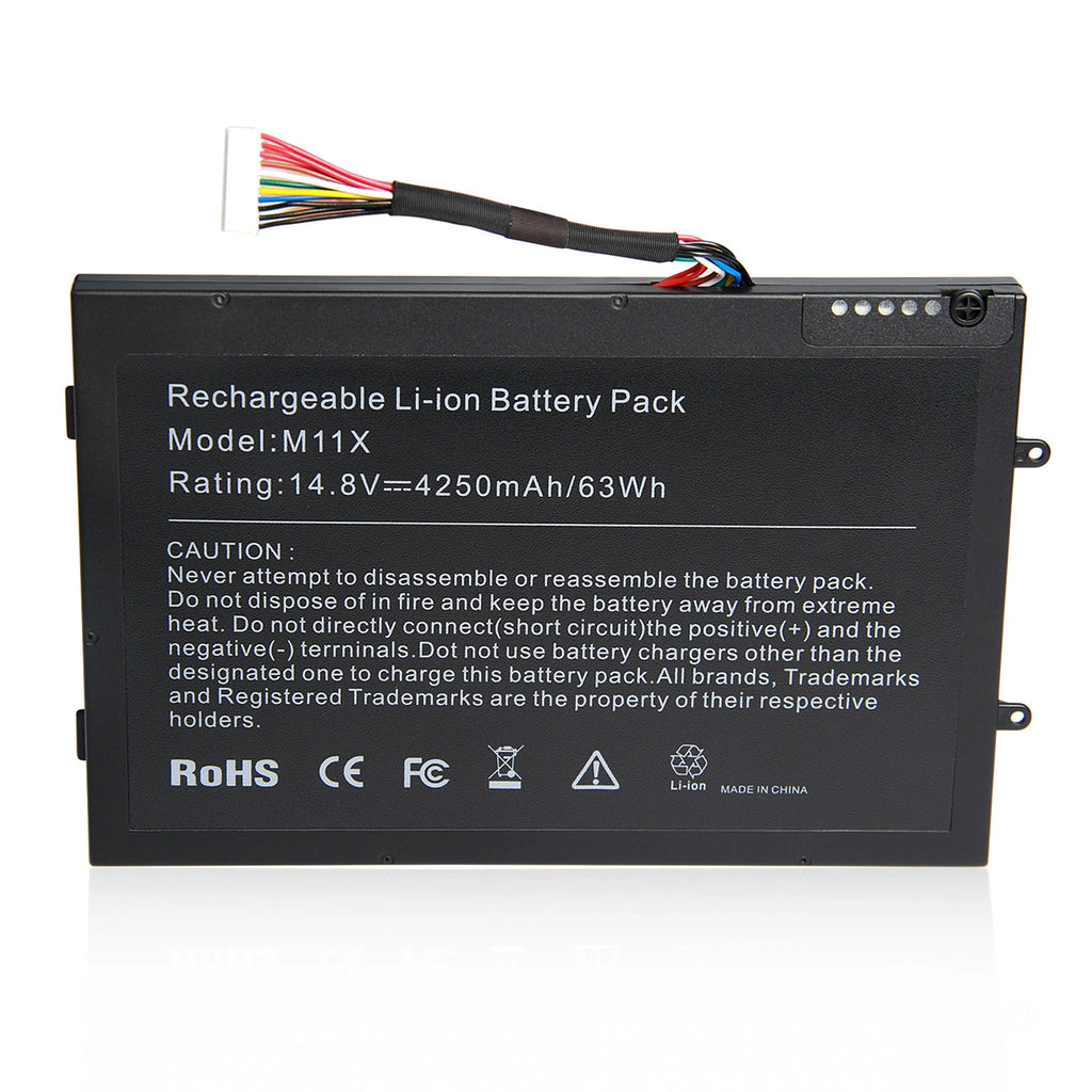 Battery For Dell Alienware M11x M14x R1 R2 PT6V8 KR-08P6X6 T7YJR P06T Laptop