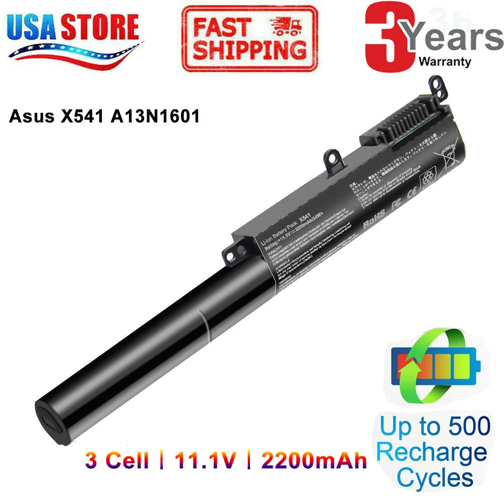 For ASUS X541NA-PD1003Y X541NA-GQ028 A31N1601 Laptop Battery 11.1V 2200mAh 24Wh