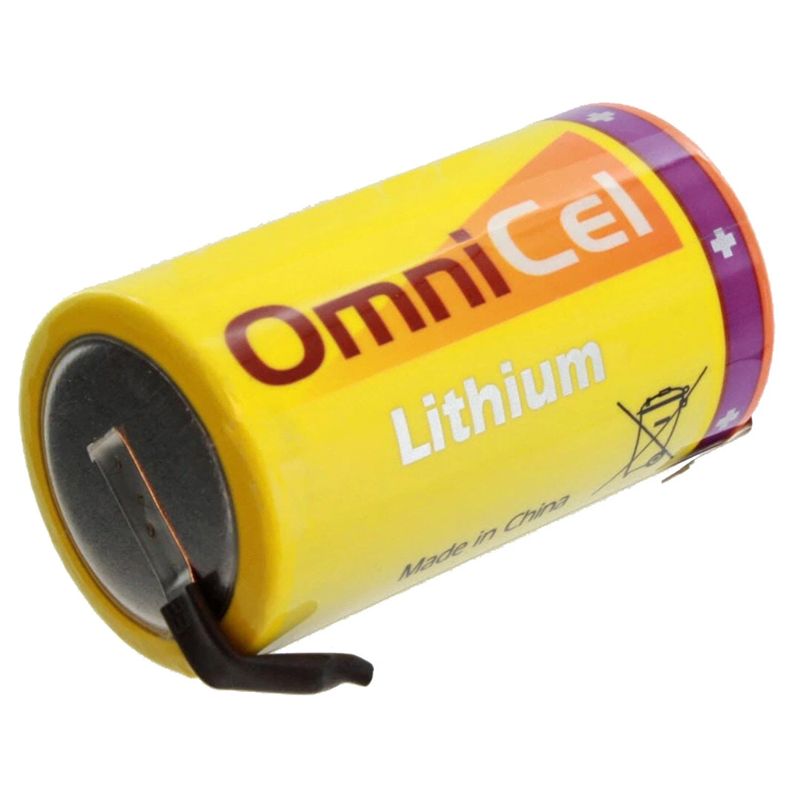 4x OmniCel ER34615 3.6V 19Ah D High Energy Lithium Battery Tabs Meter Telematics