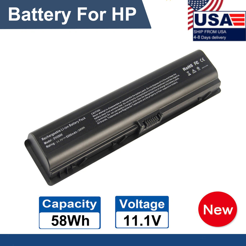 DV2000 Battery for HP Pavilion DV6000 DV6100 dv6500 dv6700 432306-001 441425-001