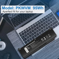 Battery PKWVM For DELL Precision 7550 7560 C903V CR72X 17C06 447VR 95Wh 8333mAh