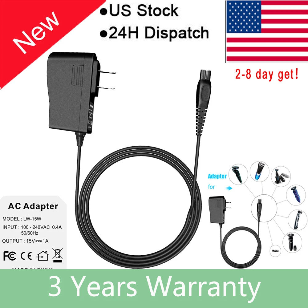 New Brand For Philips Norelco Electric Shaver HQ8505 Power Cord Charger S9721