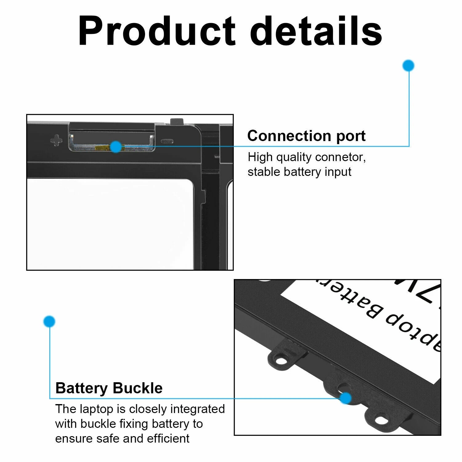 NGGX5 Battery 11.4V 47Wh for Dell Latitude E5270 E5470 E5570 Precision M3510 USA