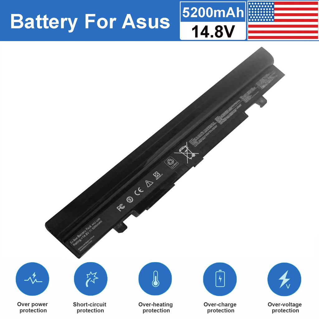 LOT 8Cell Battery for ASUS A32-U46 A41-U46 A42-U46 U46 U46E U46J U46JC U56 U56E