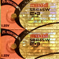 SR416SW 337 MAXELL WATCH BATTERY (2piece) SR416 SILVEROXIDE New AuthorizedSeller