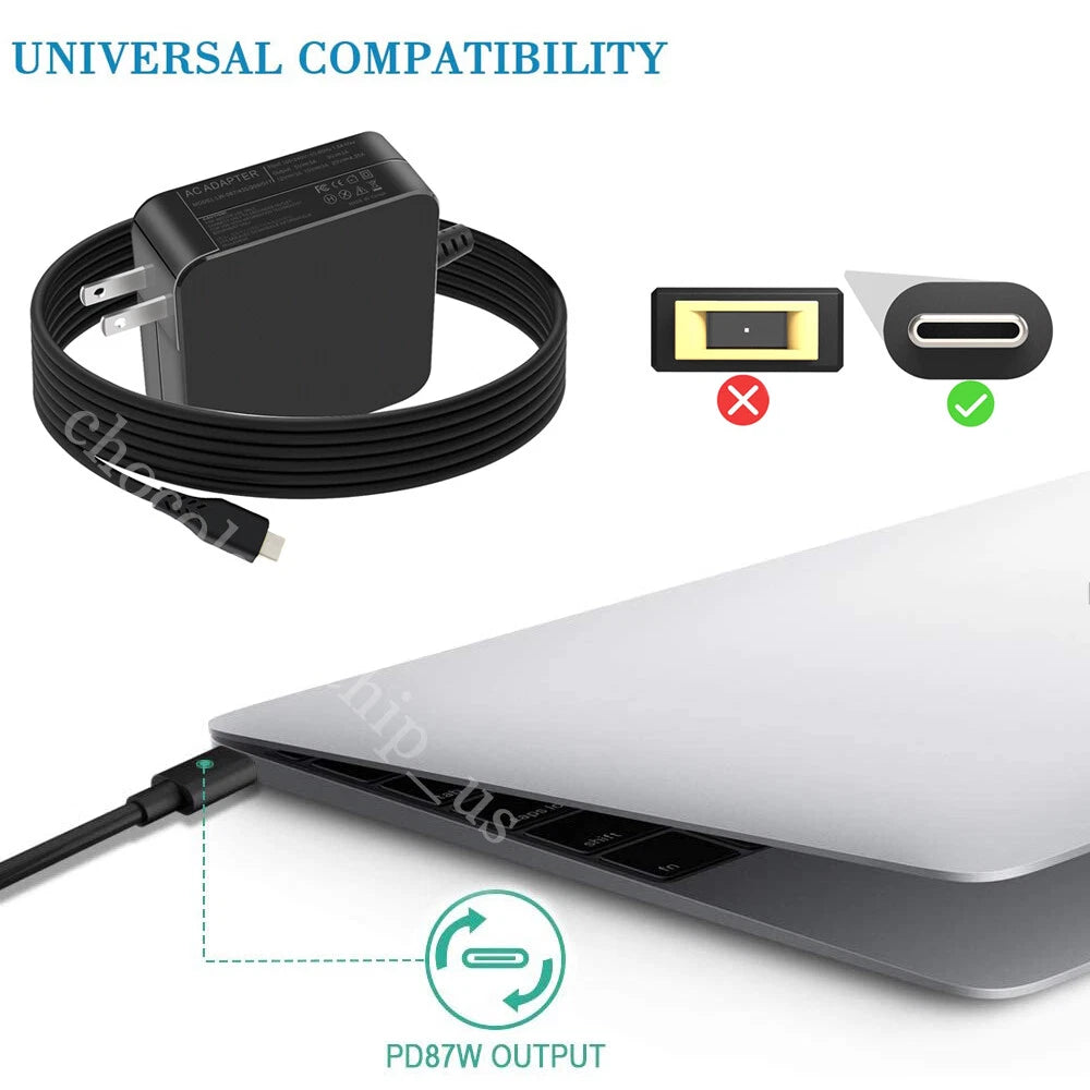 USB C Type C Charger Adapter Power Supply for MacBook Pro 12" 13" 15" after 2016