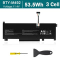 BTY-M492 Battery For MSI KATANA GF66 Pulse GL66 GL76 Sword15 A11U 11.4V-53.5WH