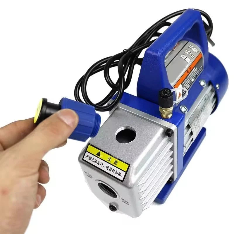 4CFM Rotary Vane Deep Vacuum Pump 1/3HP AC Air Tool R12 R134 HVAC Refrigerant