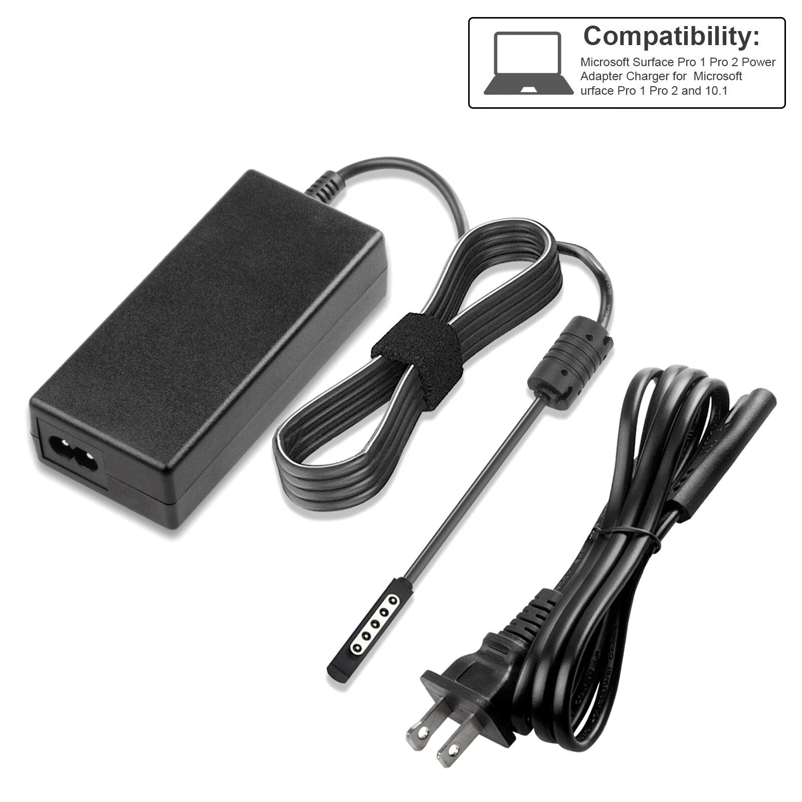 AC Adapter for Microsoft Surface RT Surface Pro 1 2 1512 1513 1516 1572 Charger