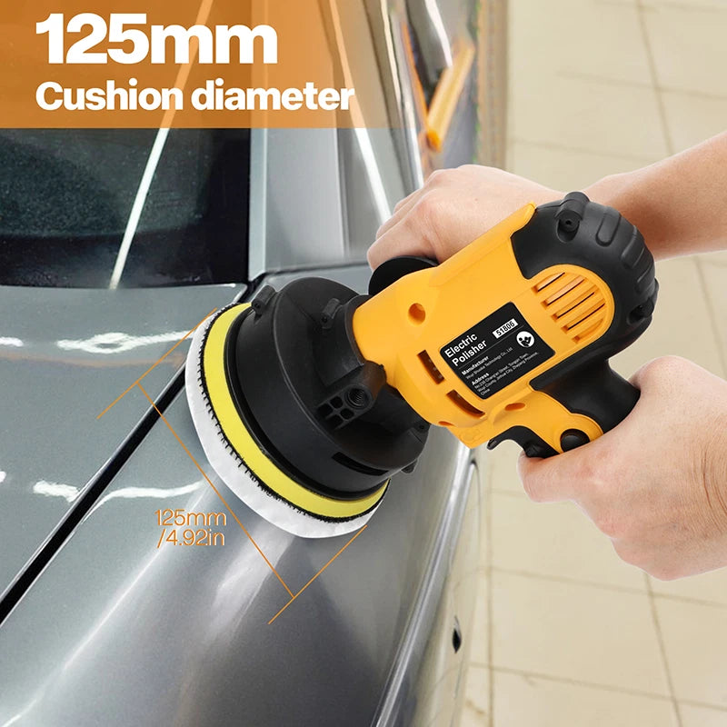 1000W Polisher 4" - 5" Mini Car Detailing Buffer & Sander Machine Kits