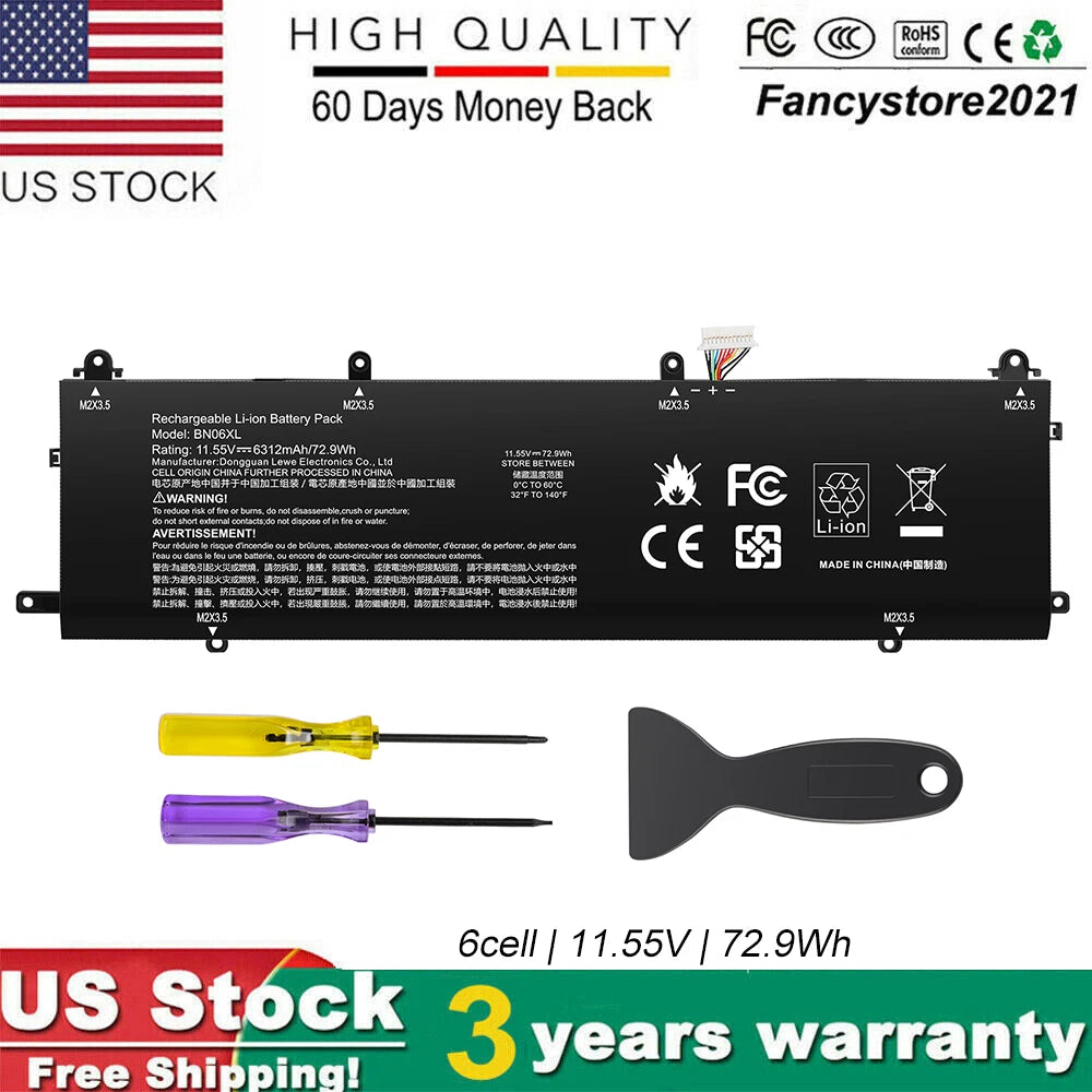 BN06XL BN06072XL Battery for HP Spectre X360 Convertible 15-EB 15t-EB Series