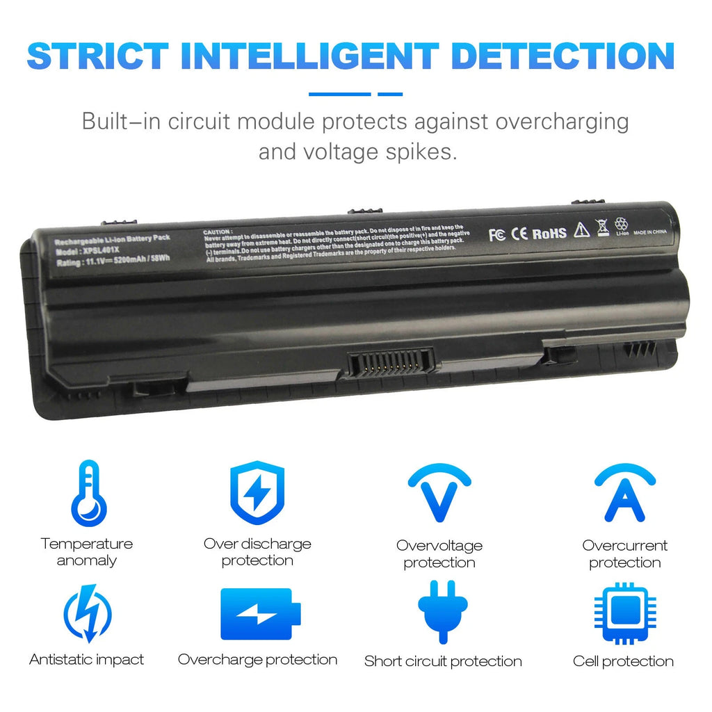 NEW Battery For Dell XPS 14 L401X 15 L501X L502X L701x L702x 15-1591 J70W7 JWPHF