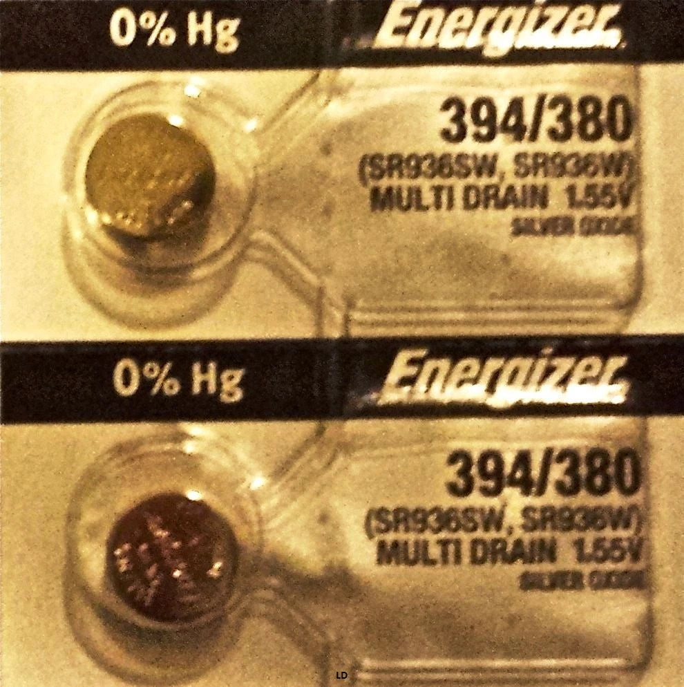 ENERGIZER 394 380 WATCH BATTERIES SR936SW Sealed Authorized Seller