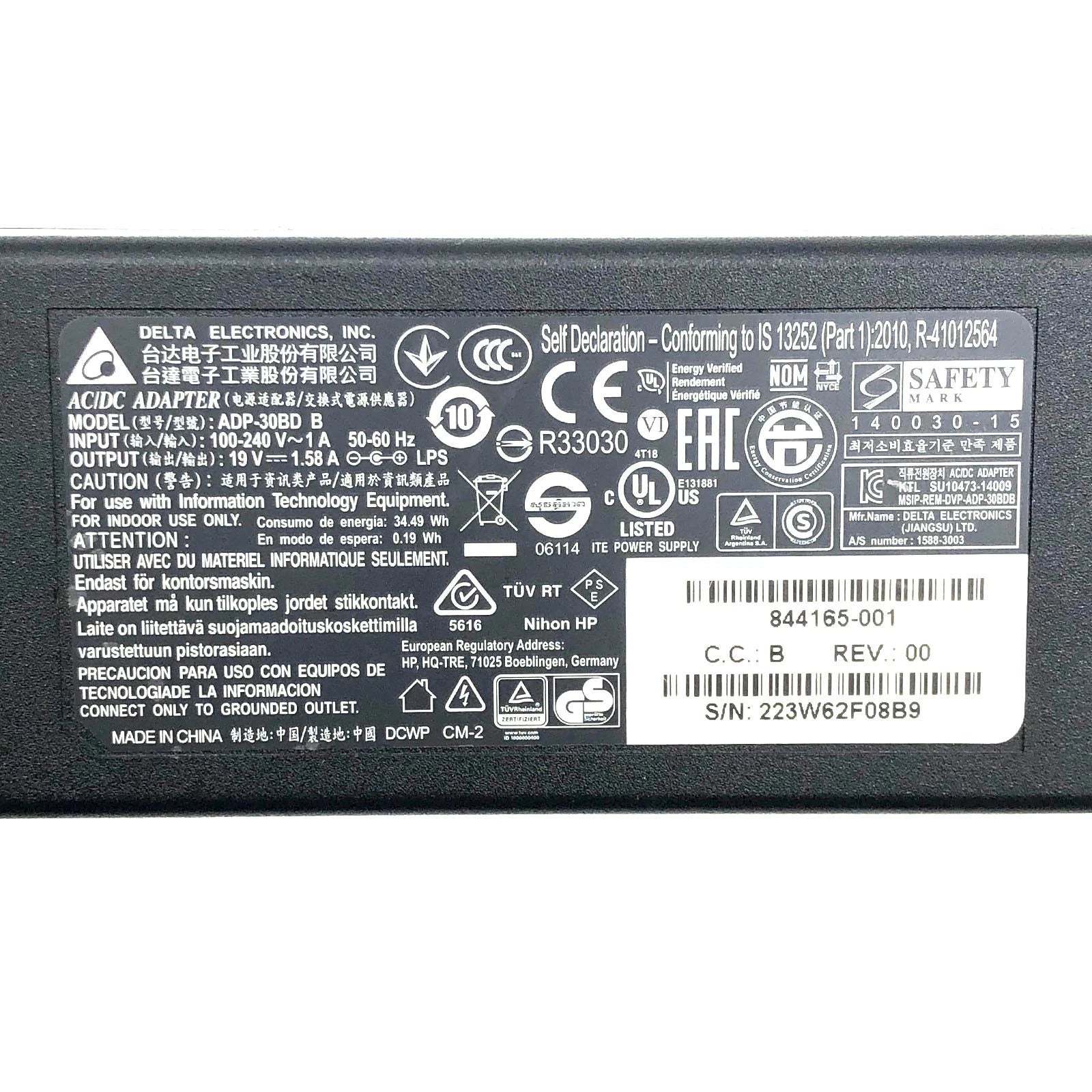 NEW Original Delta 30W AC Power Adapter ADP-36PH 19V 1.58A ADP-30BD B Charger