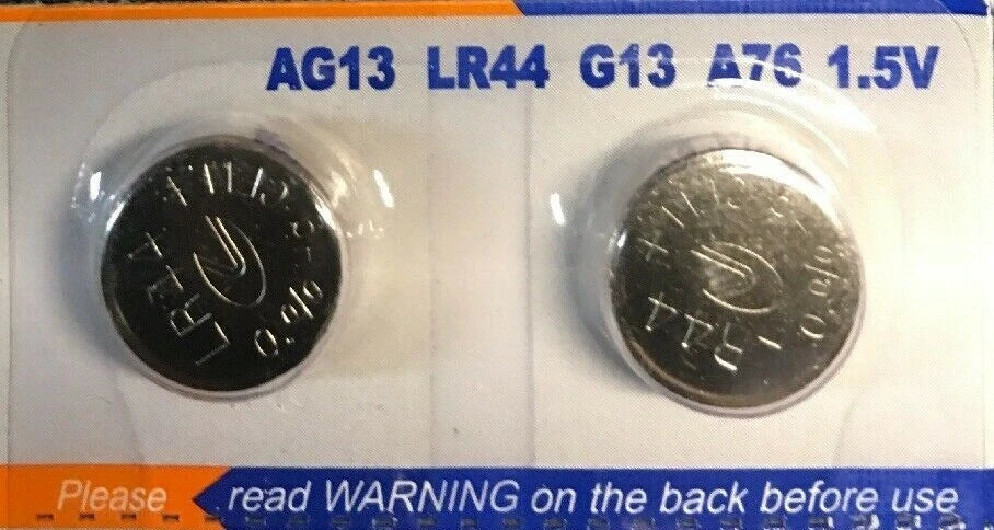 LR44 PKCELL AG13 (2 piece) LR44 PKCELL A76 L1154 AG13 357 New Alkaline Battery
