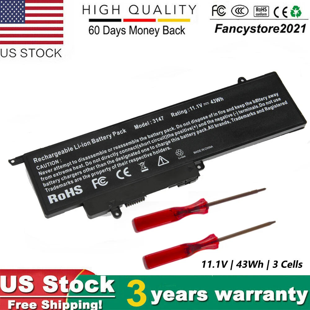 Battery For Dell Inspiron 11 13 15 Series GK5KY 04K8YH 92NCT 092NCT 4K8YH P20T