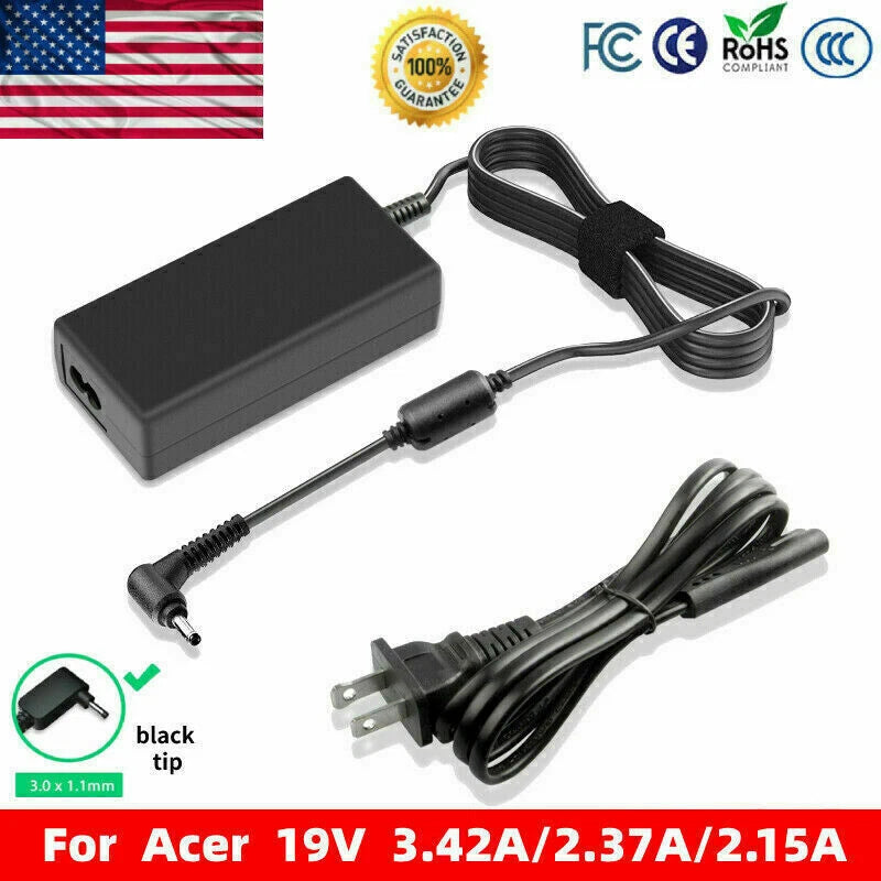 AC Adapter Charger for Acer Chromebook 11 13 14 15 CB3 CB5 C720 C740 Notebook US