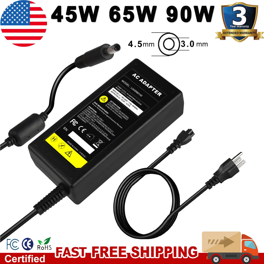 For Dell Inspiron 15 3000 5000 7000 Series Laptop Charger Power Adapter