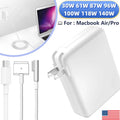 For Macbook 1&2 For MacBook Air Pro 60W USB-C L-Tip T-Tip Power Charger Adapter